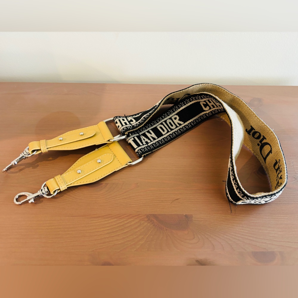 Dior Cream Guitar Strap